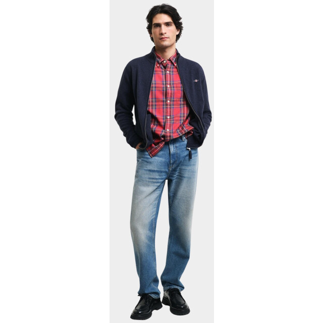 Gant Vest superfine lambswool zip cardi 87214/480 199069 large