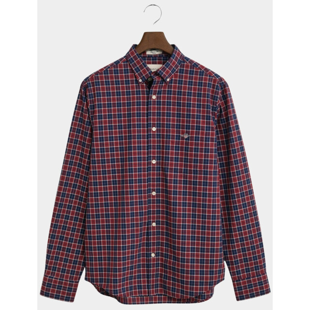Gant Casual hemd lange mouw reg classic poplin check 3250213/604 199077 large