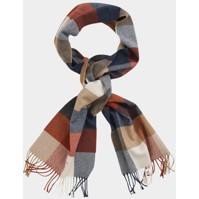 Gant Shawl wool multi checked scarf 9920250/623 199097 large