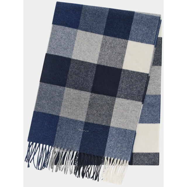 Gant Shawl wool multi checked scarf 9920250/092 199096 large