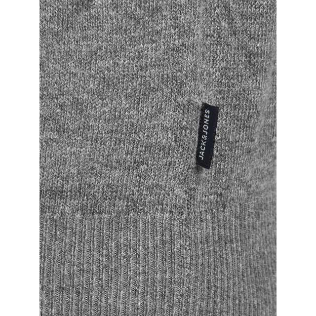 Jack & Jones Emil knit half zip 12263819-GRY-S large