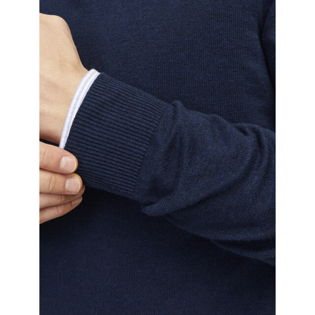 Jack & Jones Emil knit half zip 12263819-NVY-S large