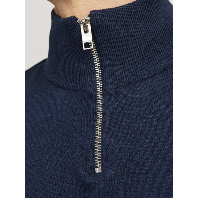 Jack & Jones Emil knit half zip 12263819-NVY-S large