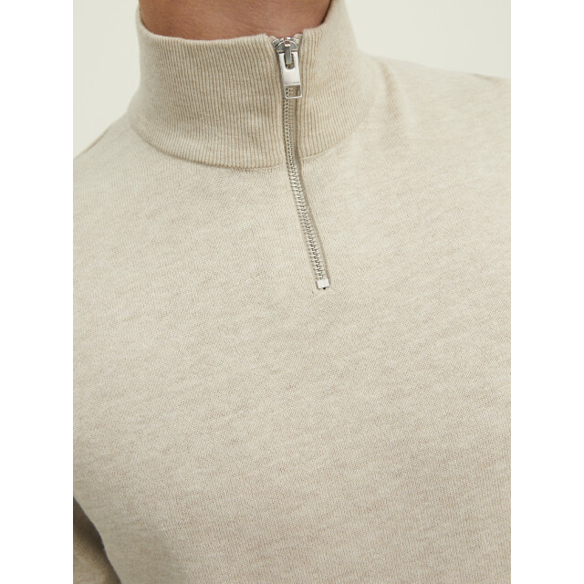 Jack & Jones Emil knit half zip 12263819-OAT-S large