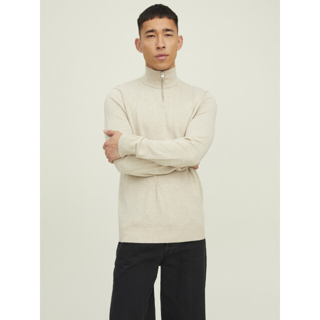Jack & Jones Emil knit half zip 12263819-OAT-S large