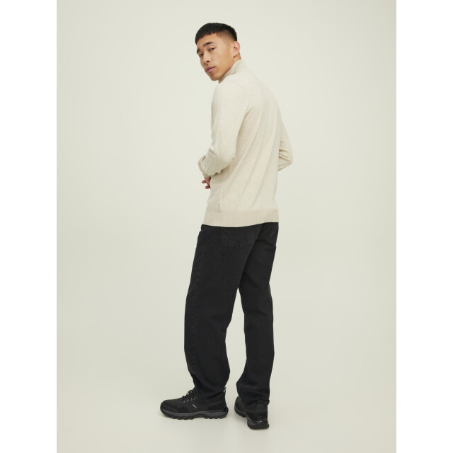 Jack & Jones Emil knit half zip 12263819-OAT-S large