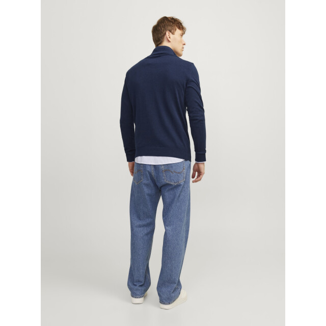 Jack & Jones Emil knit half zip 12263819-NVY-S large