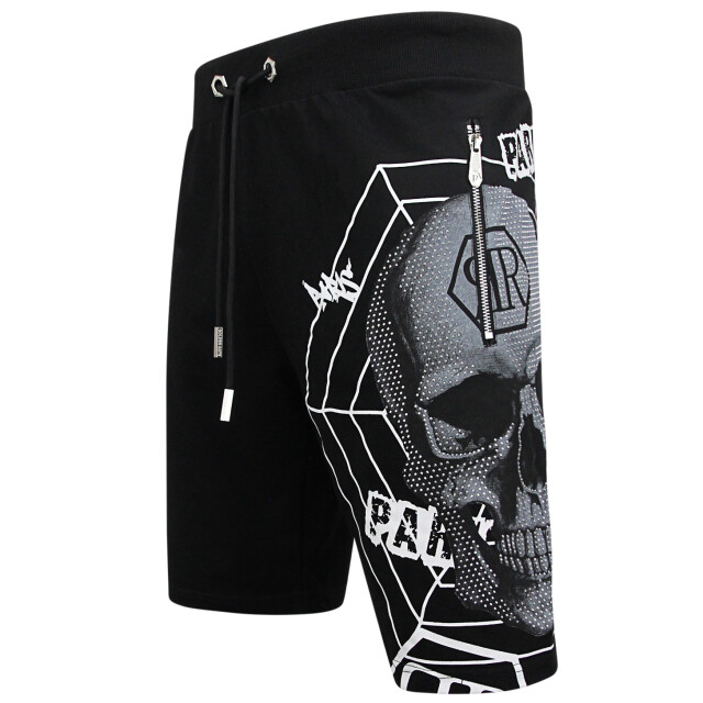 Enos Skull rhinestone korte broek 7969 large