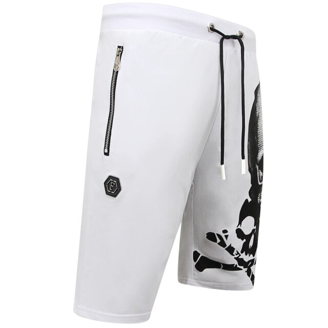 Enos Skull rhinestone korte broek 7976 large