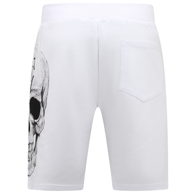 Enos Skull rhinestone korte broek 7973/7980 large