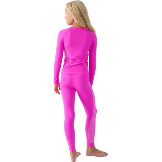 4F Kinderen/kids jwaw24useaf150 thermoactieve naadloze onderlagen set UTPP6718_pink large
