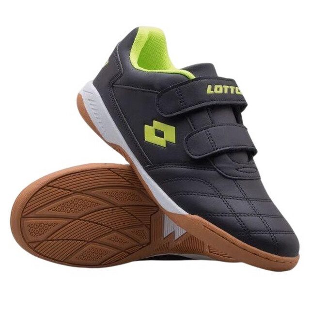 Lotto Packer trainers voor kinderen UTPP6672_blackgreen large