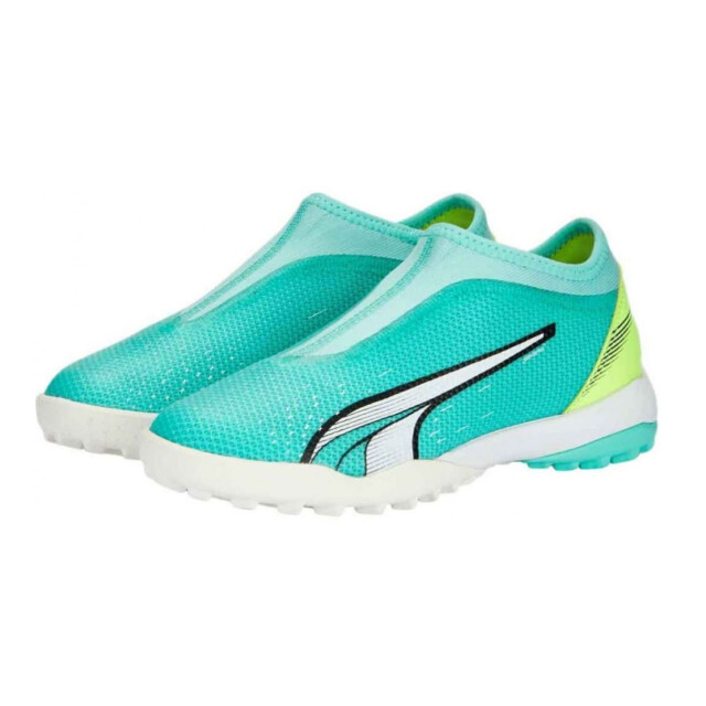 Puma Kinder/kids ultra match kunstgras voetbalschoenen UTPP6789_green large