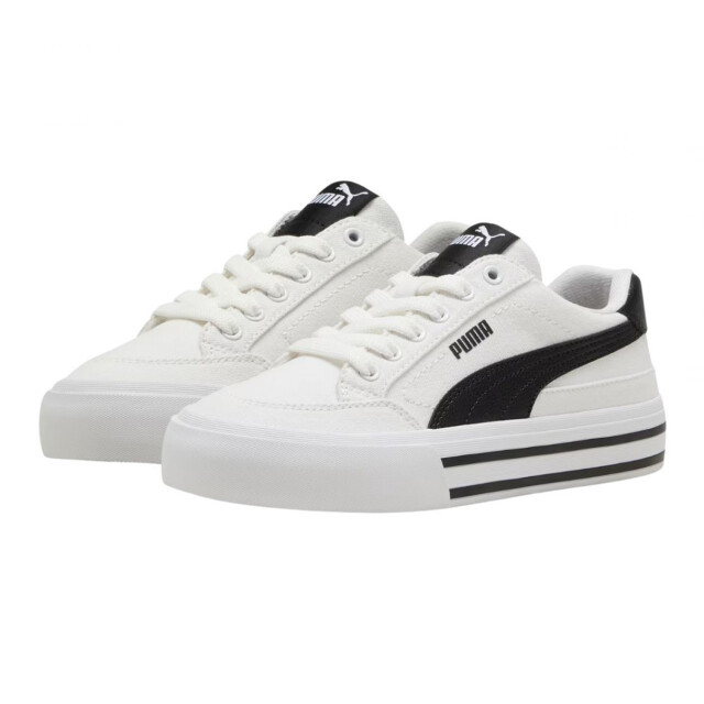 Puma Kinderen/kinderen court classic vulcanized formstrip leren trainers UTPP6532_white large