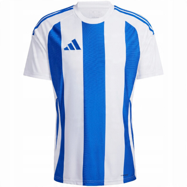 Adidas Heren 24 gestreepte voetbal jersey UTPP6401_whiteblue large
