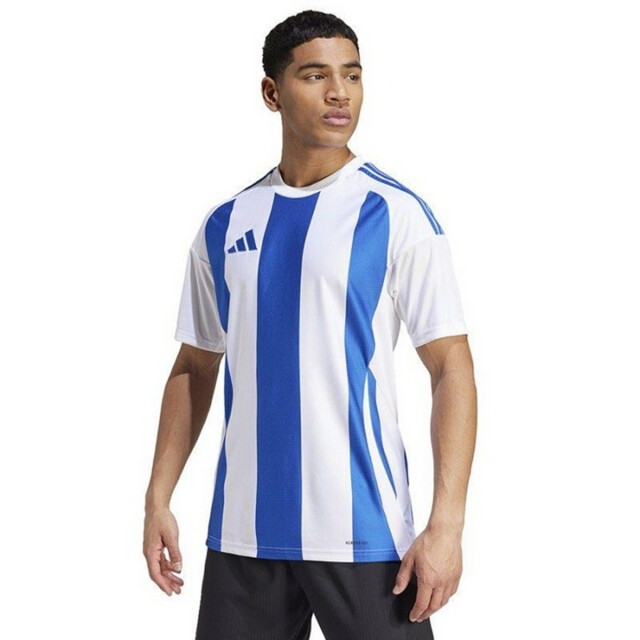 Adidas Heren 24 gestreepte voetbal jersey UTPP6401_whiteblue large