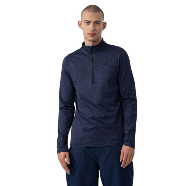 4F Heren aw23ubrum036 geborsteld thermoactief sweatshirt UTPP6325_navyblue large