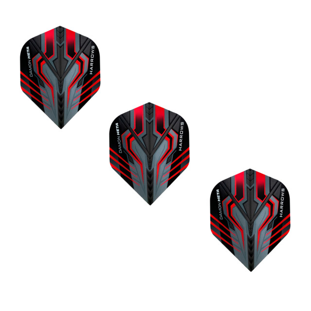 Harrows Damon heta dart vluchten (pak van 3) UTPP6368_redblack large