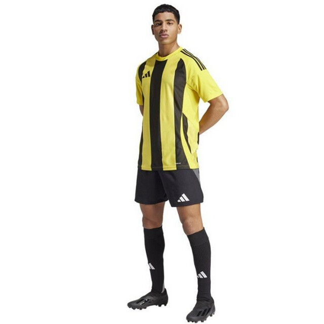 Adidas Heren 24 gestreepte voetbal jersey UTPP6401_blackyellow large