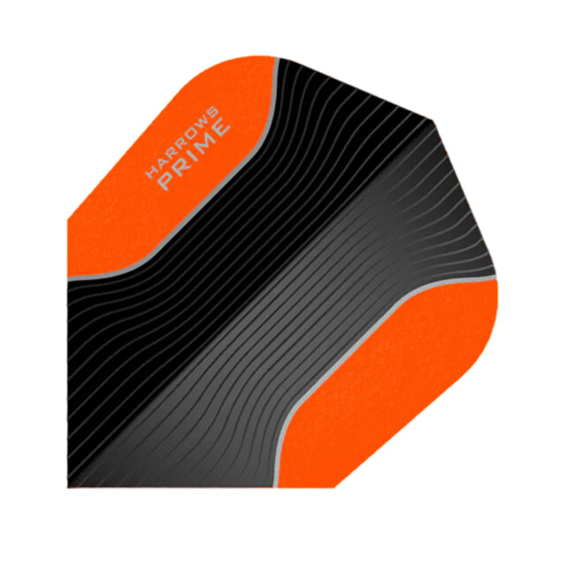 Harrows Prime contrast gestreepte dart vluchten (set van 3) UTPP6370_blackorange large