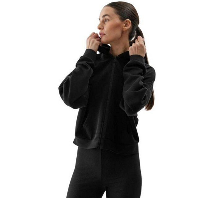 4F Dames wss24tswsf1002+ hoodie met volledige rits UTPP6394_black large