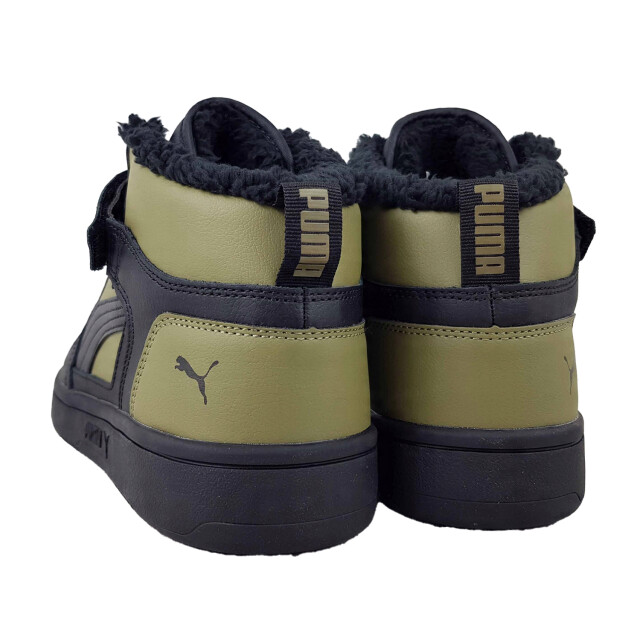 Puma Heren rebound mid cut schoenen UTPP6085_blackgreen large