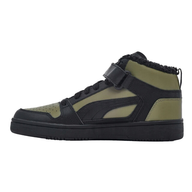 Puma Heren rebound mid cut schoenen UTPP6085_blackgreen large