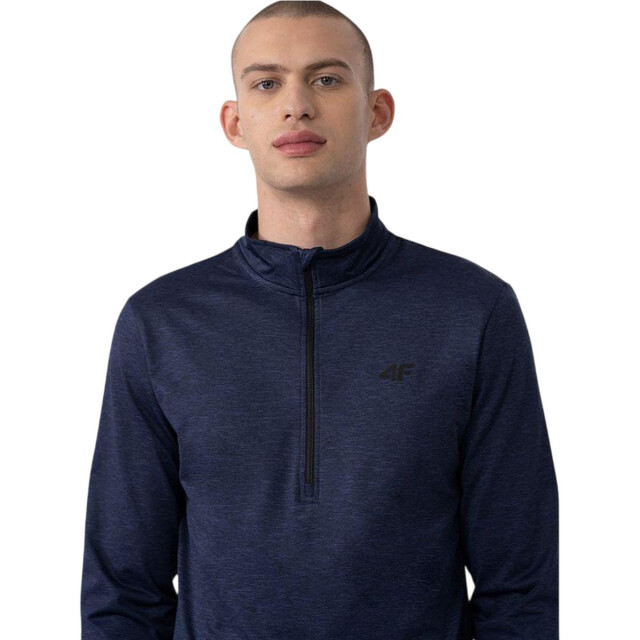 4F Heren aw23ubrum036 geborsteld thermoactief sweatshirt UTPP6325_navyblue large