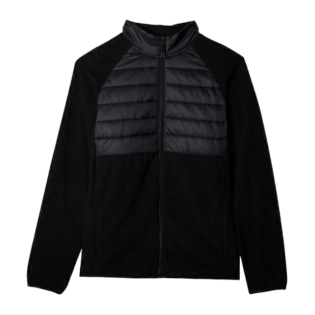 4F Heren m249 fleece jas met staande kraag UTPP6031_black large