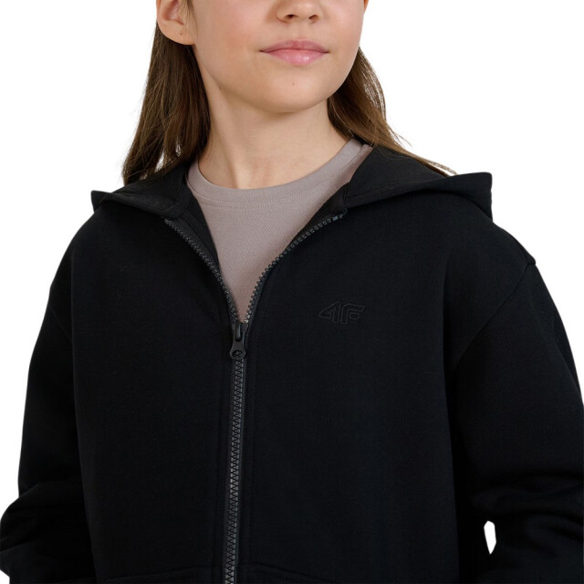 4F Kinderen/kids jwmm00tswsf1861 hoodie met volledige rits UTPP5736_black large