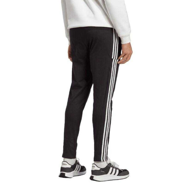 Adidas Heren essentials single jersey 3 strepen open hem tapered joggingbroek UTPP5522_black large