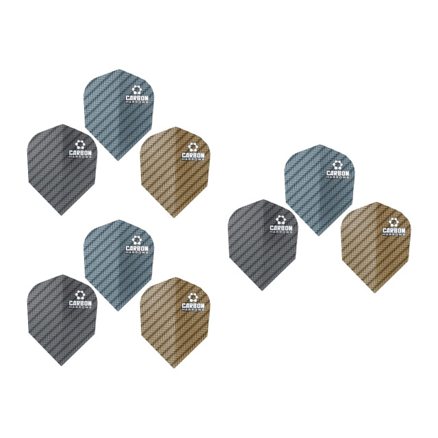 Harrows Carbon dartvluchten (set van 9) UTPP5555_multicoloured large