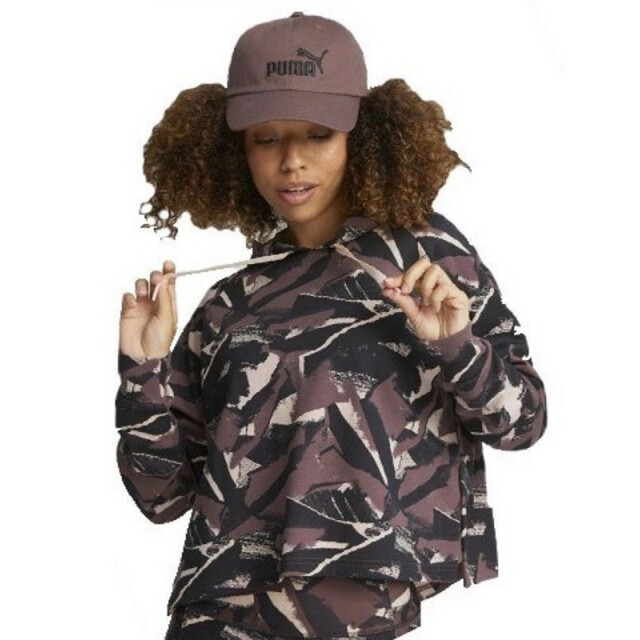 Puma Dames modern all-over print sport hoodie UTPP5435_plum large