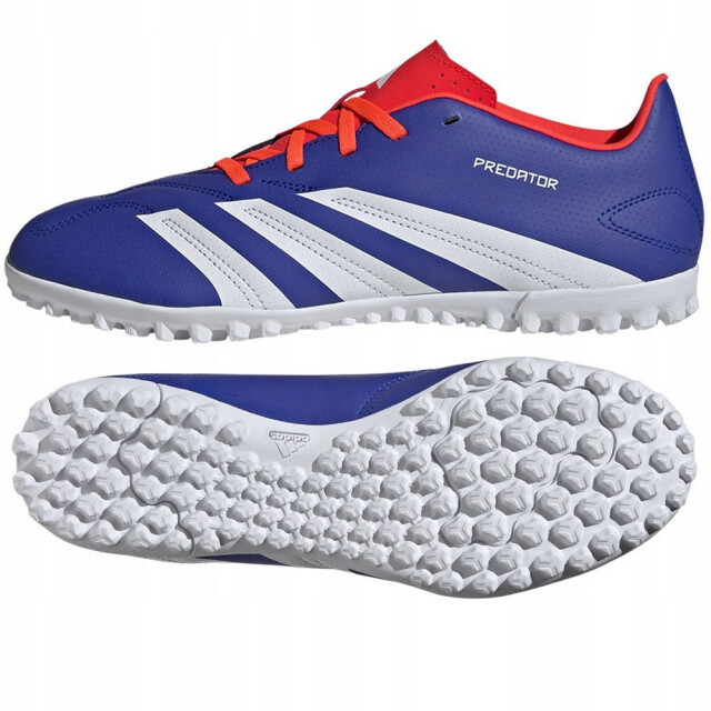 Adidas Heren predator club voetbalschoenen UTPP5345_bluewhitered large