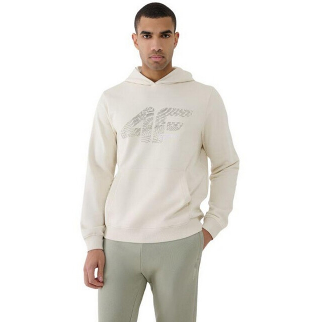 4F Heren m1585 logo hoodie UTPP5439_beige large
