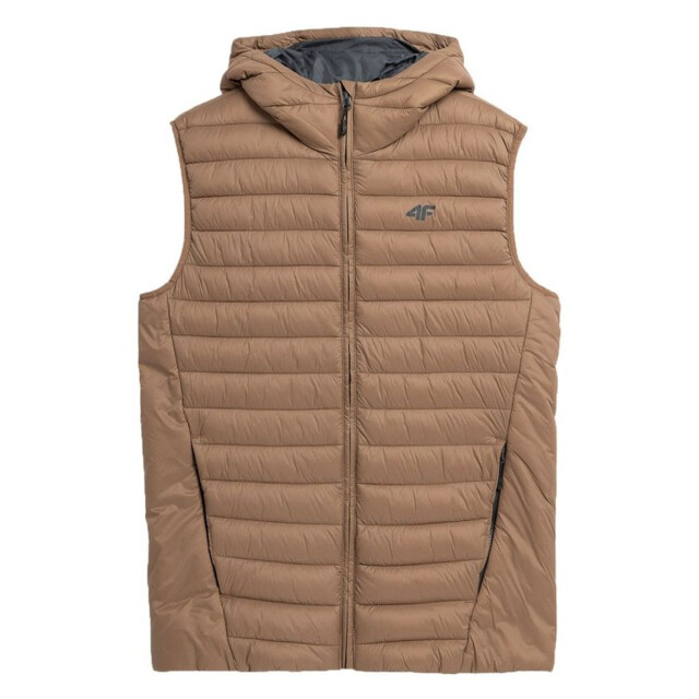 4F Heren m063 logo gilet UTPP5283_brown large
