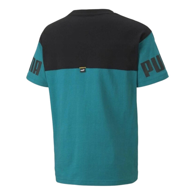 Puma Power colour block t-shirt voor kinderen UTPP5246_blueblack large