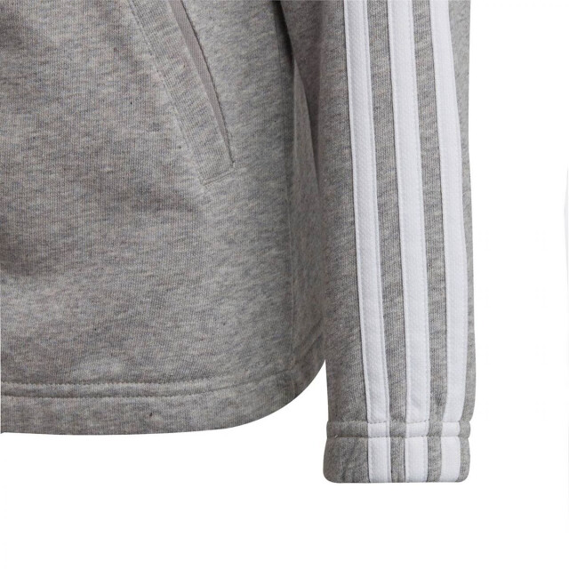 Adidas Kinder/kids essentials gestreepte hoodie met volledige rits UTPP5134_grey large
