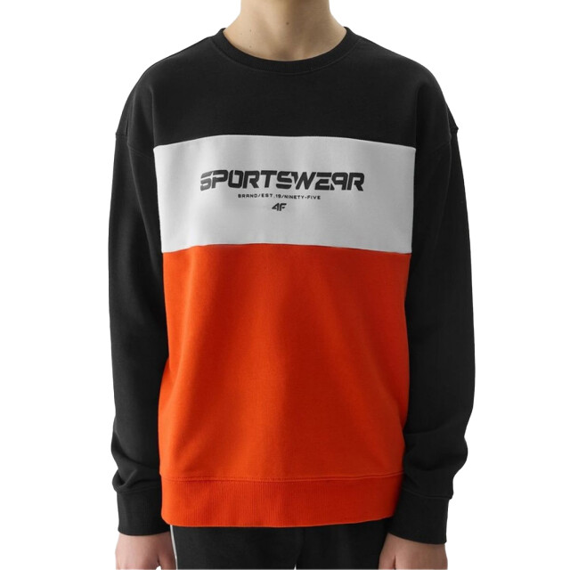 4F Jongens jwss24tswsm0923 sweatshirt UTPP4774_blackred large