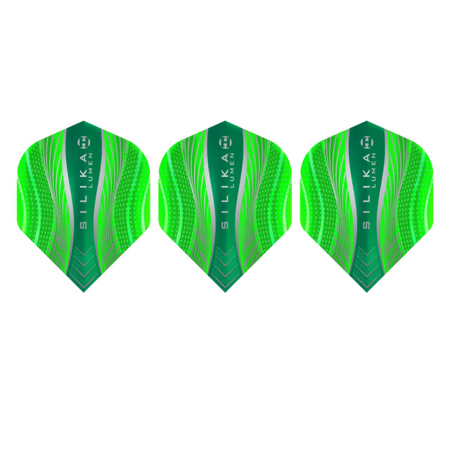 Harrows Silica lumen dart vluchten (set van 3) UTPP4727_green large
