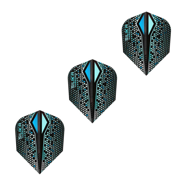 Harrows Colourshift x feather dart flights (set van 3) UTPP4710_silver large
