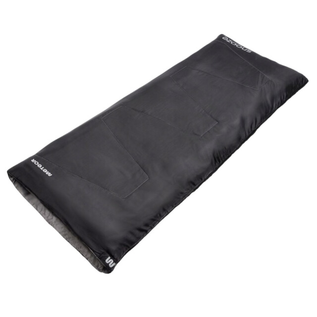 Meteor Kinder/kinder snooze logo slaapzak UTPP4531_blackgrey large