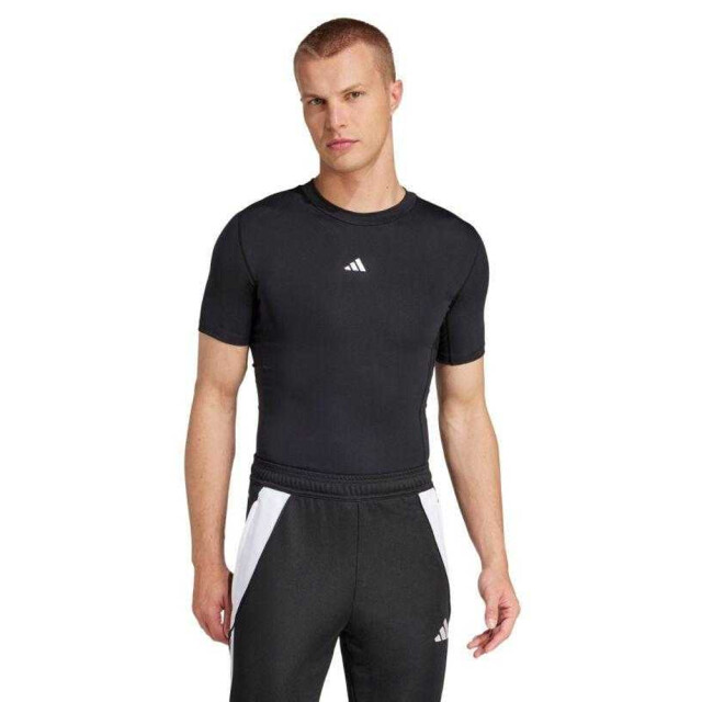 Adidas Heren tech-fit t-shirt met korte mouwen UTPP4886_black large
