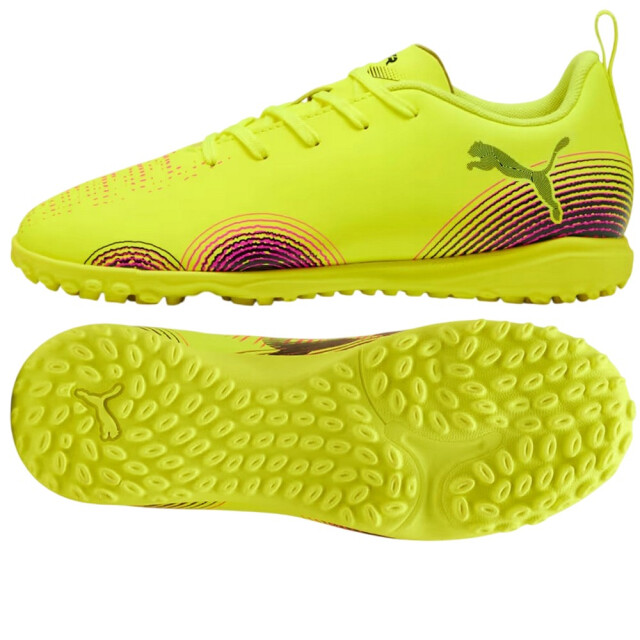Puma Kinder/kinder future 8 play kunstgras voetbalschoenen UTPP4490_yellowred large