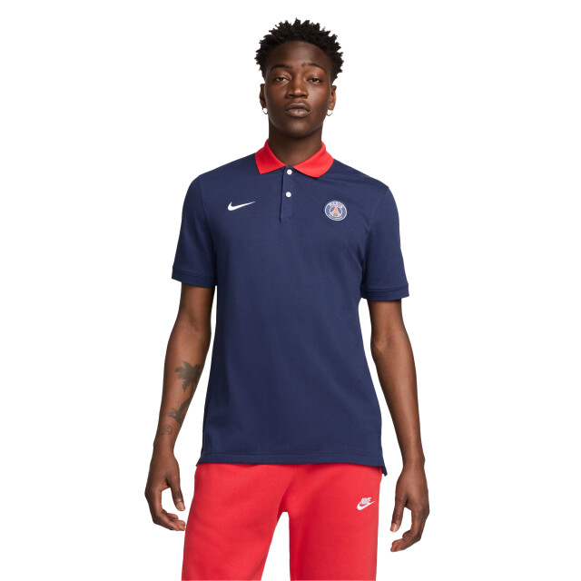 Nike Heren 2.0 essential paris saint germain fc dri-fit poloshirt UTPP4435_navyblue large