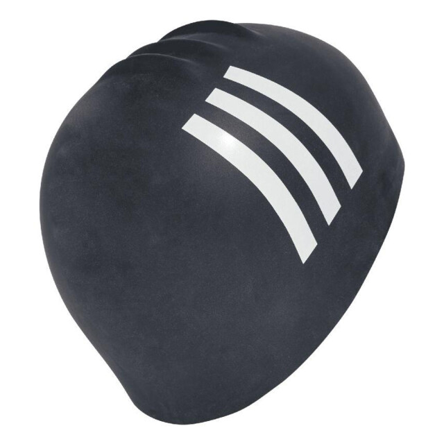 Adidas Unisex volwassen badmuts met 3 strepen UTPP4299_black large