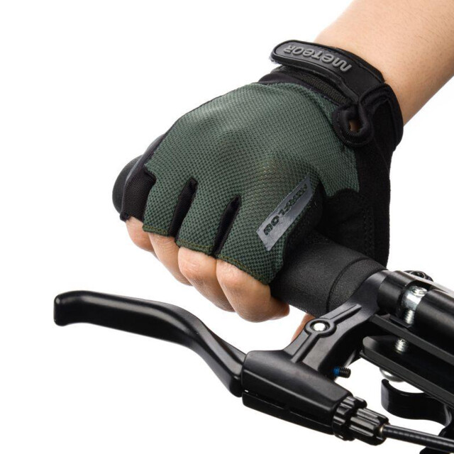 Meteor Unisex mx52 fietshandschoenen voor volwassenen UTPP4282_blackgreen large