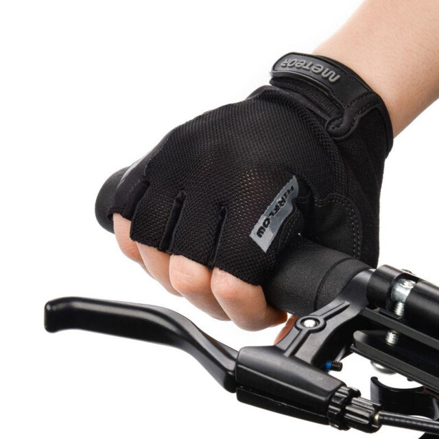 Meteor Unisex mx52 fietshandschoenen voor volwassenen UTPP4282_black large