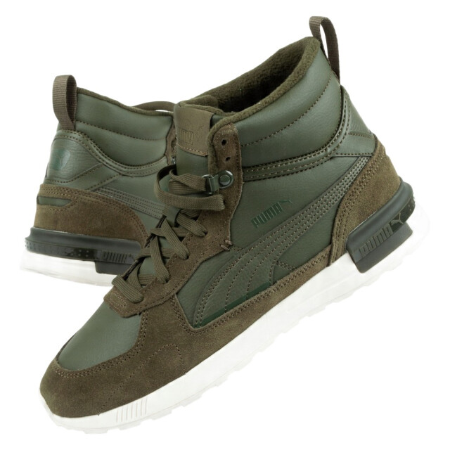 Puma Heren gravition leren wandelschoenen UTPP3888_green large