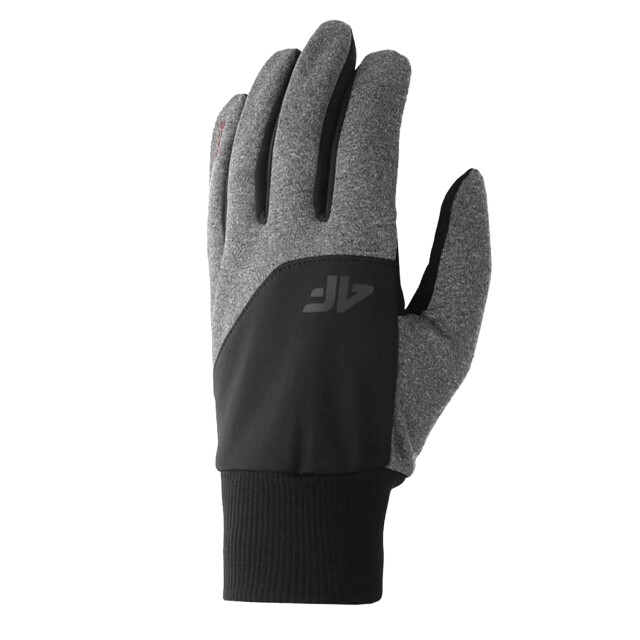 4F Softshell handschoenen met aanraakscherm UTPP3821_blackgrey large